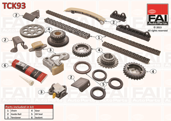 Fai Autoparts Distributieketting kit TCK93