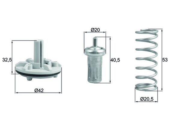 Mahle Original Thermostaat TX 183 80D