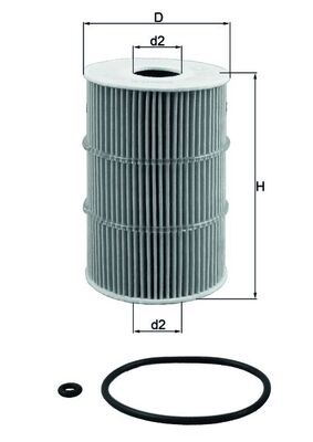 Mahle Original Oliefilter OX 378D