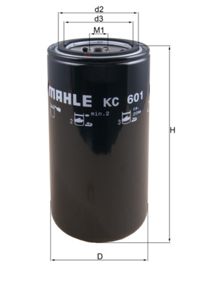 Mahle Original Brandstoffilter KC 601