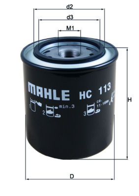 Mahle Original Filter/oliezeef automaatbak HC 113