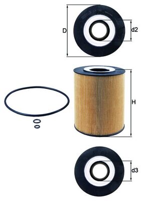 Mahle Original Oliefilter OX 146D