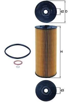 Mahle Original Oliefilter OX 137D