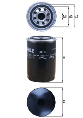 Mahle Original Hydrauliekfilter HC 6