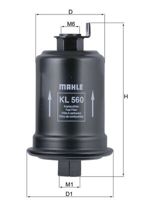 Mahle Original Brandstoffilter KL 560