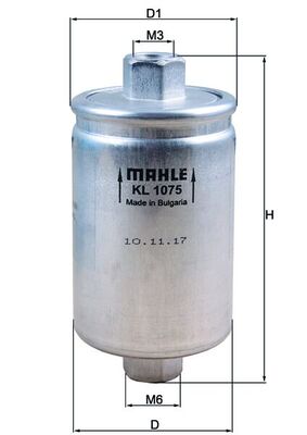 Mahle Original Brandstoffilter KL 1075