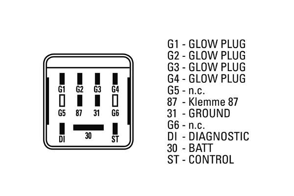 Mahle Original Relais gloeitijd MHG 37