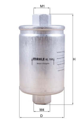 Mahle Original Brandstoffilter KL 158