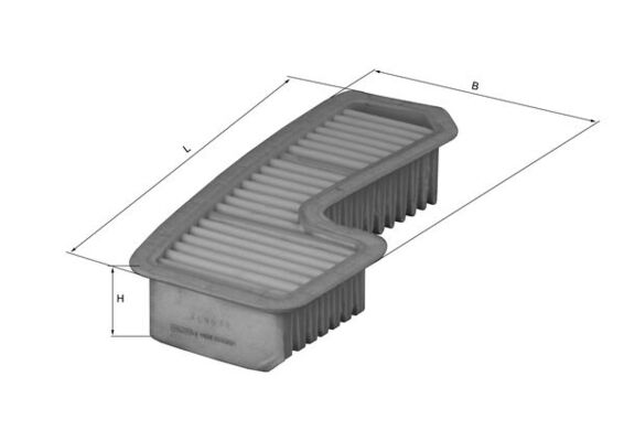 Mahle Original Luchtfilter LX 1936