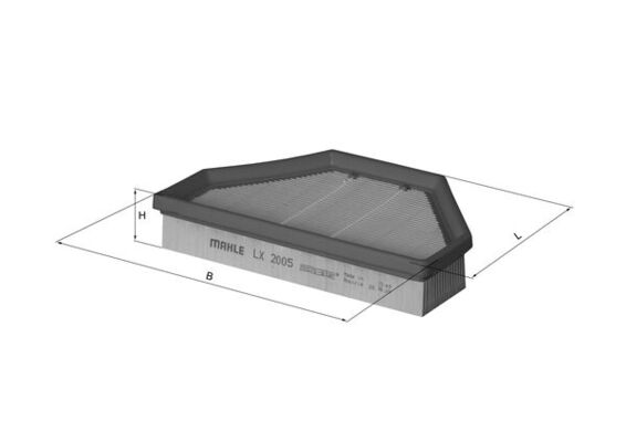 Mahle Original Luchtfilter LX 2005