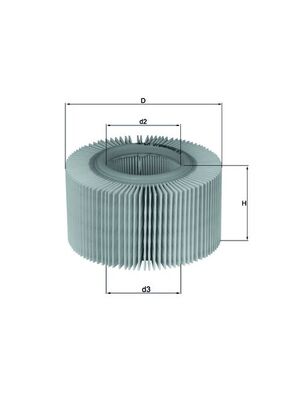 Mahle Original Luchtfilter LX 578