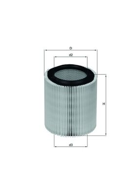 Mahle Original Luchtfilter LX 898