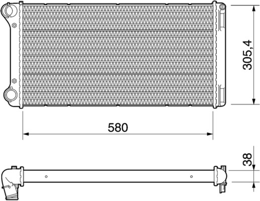 Mahle Original Radiateur CR 1109 000P