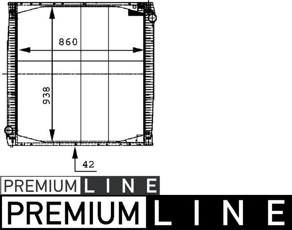 Mahle Original Radiateur CR 696 000P