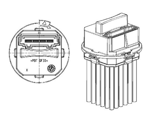 Mahle Original Regeleenheid interieurventilator ABR 21 000P