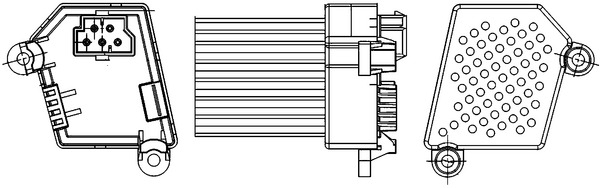 Mahle Original Regeleenheid interieurventilator ABR 33 000S