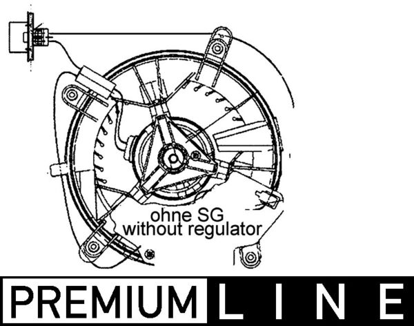 Mahle Original Kachelventilator AB 65 000P