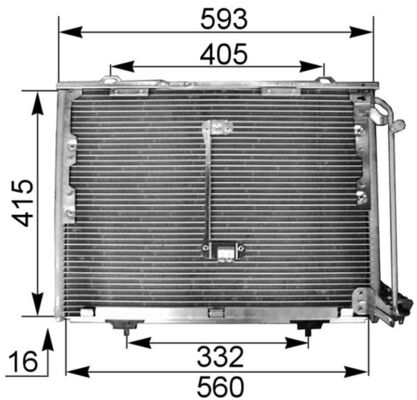 Mahle Original Airco condensor AC 168 000P