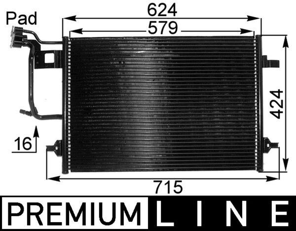 Mahle Original Airco condensor AC 242 000P