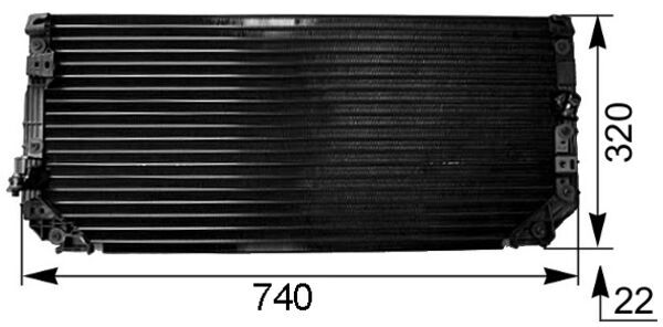 Mahle Original Airco condensor AC 249 000S