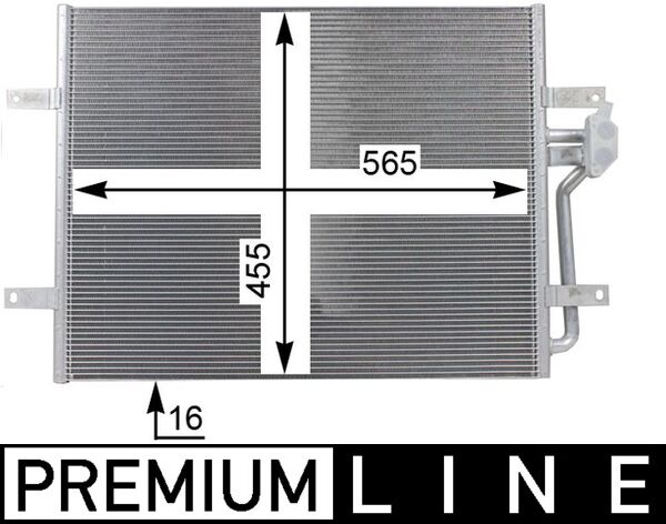 Mahle Original Airco condensor AC 25 000P