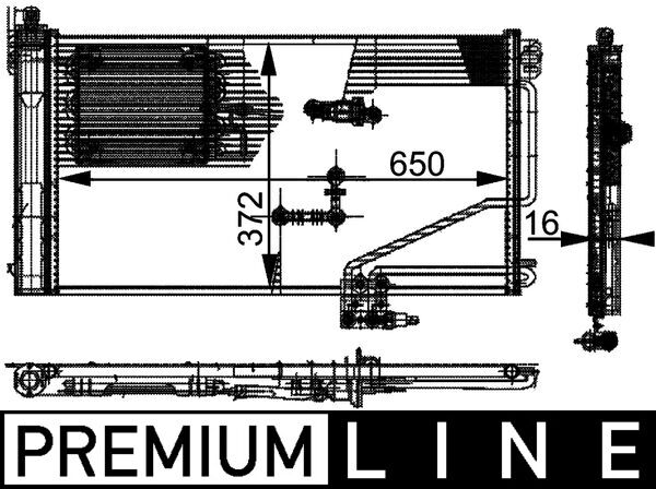 Mahle Original Airco condensor AC 346 000P