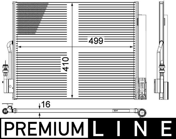 Mahle Original Airco condensor AC 596 000P