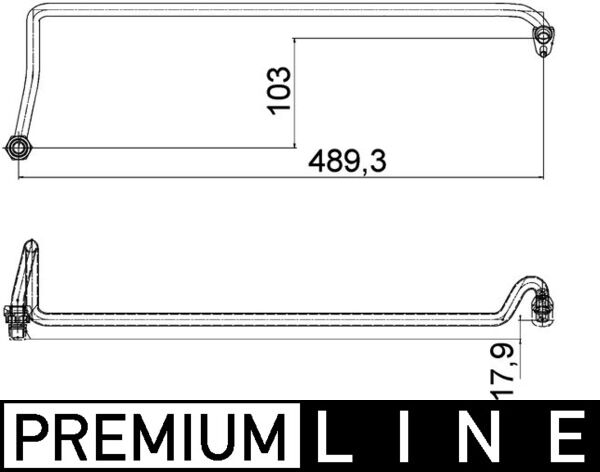 Mahle Original Slangen AHX 5 000P