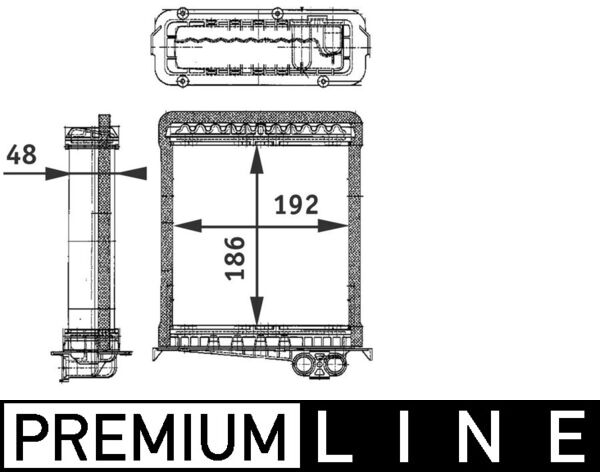 Mahle Original Kachelradiateur AH 106 000P