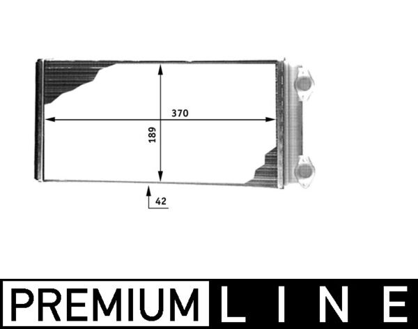 Mahle Original Kachelradiateur AH 127 000P