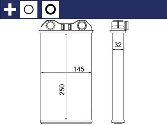 Mahle Original Kachelradiateur AH 14 000S