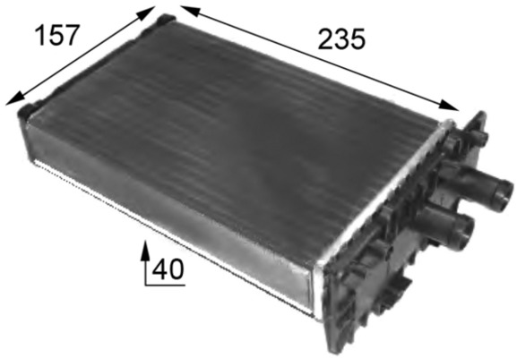 Mahle Original Kachelradiateur AH 48 000S