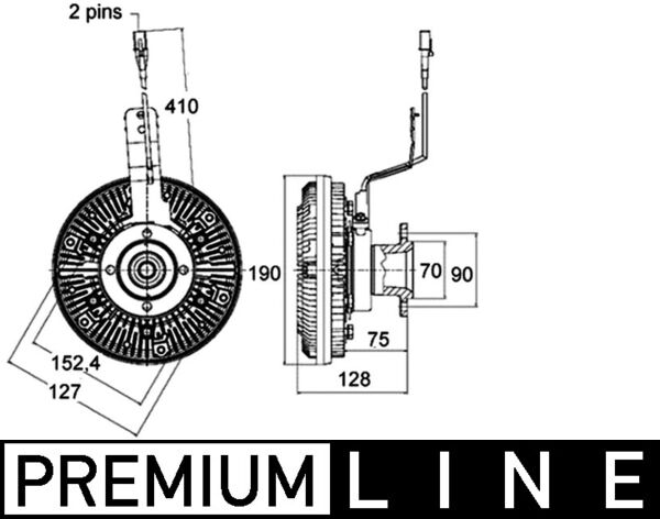 Mahle Original Visco-koppeling CFC 135 000P