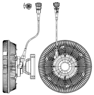 Mahle Original Visco-koppeling CFC 226 000P