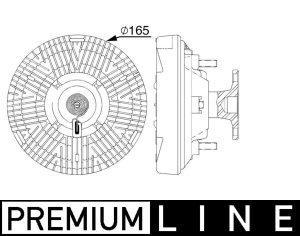 Mahle Original Visco-koppeling CFC 239 000P