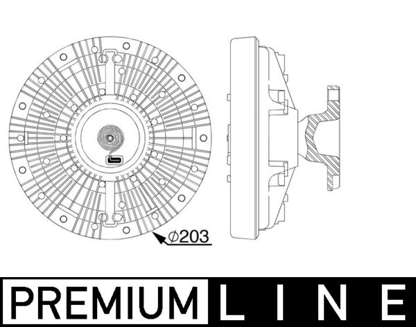 Mahle Original Visco-koppeling CFC 240 000P