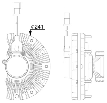 Mahle Original Visco-koppeling CFC 257 000P