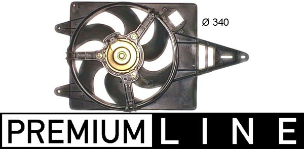 Mahle Original Ventilatorwiel-motorkoeling CFF 286 000P