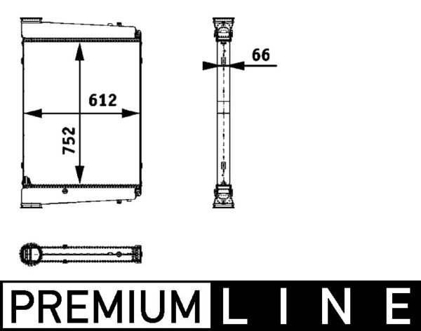 Mahle Original Interkoeler CI 120 000P