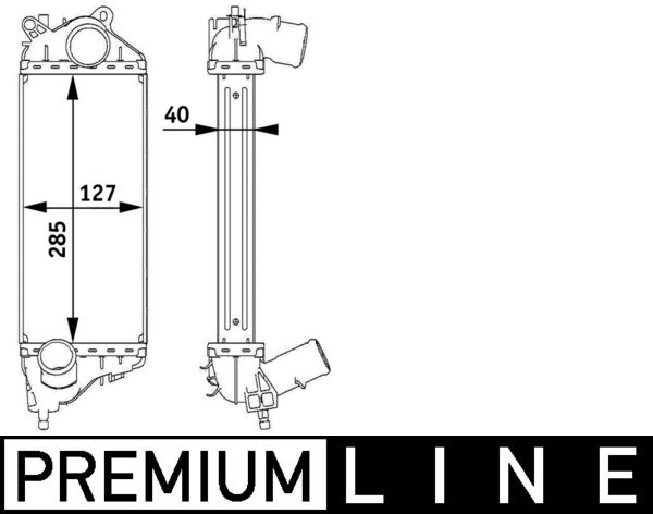 Mahle Original Interkoeler CI 140 000P