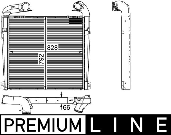 Mahle Original Interkoeler CI 143 000P