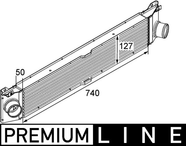 Mahle Original Interkoeler CI 157 000P