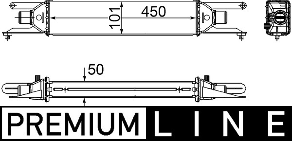 Mahle Original Interkoeler CI 205 000P