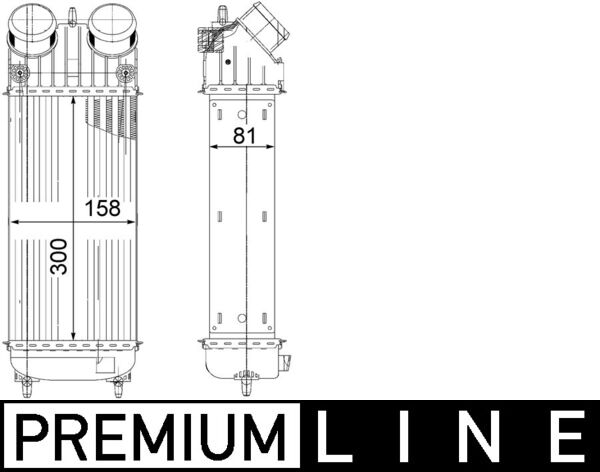 Mahle Original Interkoeler CI 265 000P