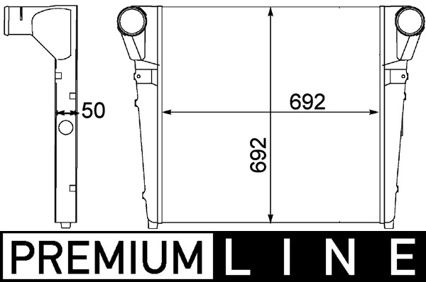 Mahle Original Interkoeler CI 271 000P