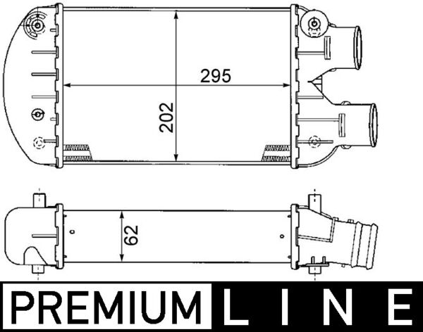 Mahle Original Interkoeler CI 341 000P