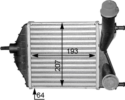 Mahle Original Interkoeler CI 378 000S