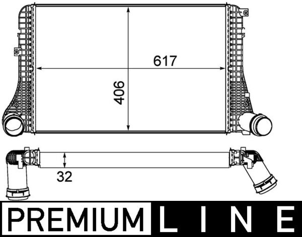 Mahle Original Interkoeler CI 387 000P