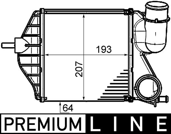 Mahle Original Interkoeler CI 459 000P