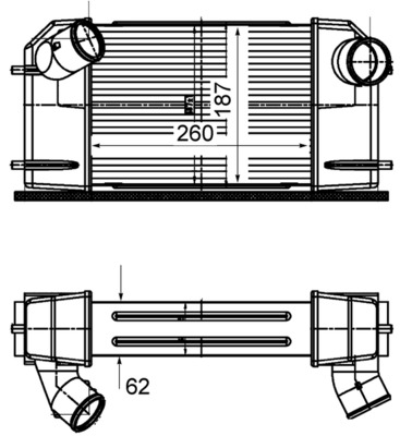 Mahle Original Interkoeler CI 503 000S